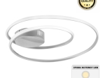 ΦΩΤΙΣΤΙΚΟ ΟΡΟΦΗΣ LED HERMANN MEGAPAP ΜΕΤΑΛΛΙΚΟ ΧΡΩΜΑ ΛΕΥΚΟ 44X44X7ΕΚ.