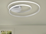 ΦΩΤΙΣΤΙΚΟ ΟΡΟΦΗΣ LED HERMANN MEGAPAP ΜΕΤΑΛΛΙΚΟ ΧΡΩΜΑ ΛΕΥΚΟ 44X44X7ΕΚ.