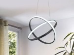 ΦΩΤΙΣΤΙΚΟ ΟΡΟΦΗΣ LED PASCAL MEGAPAP ΜΕΤΑΛΛΙΚΟ ΧΡΩΜΑ ΜΑΥΡΟ 25X25X70ΕΚ.