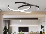 ΦΩΤΙΣΤΙΚΟ ΟΡΟΦΗΣ LED GORMLEY MEGAPAP ΜΕΤΑΛΛΙΚΟ ΧΡΩΜΑ ΜΑΥΡΟ 66X39X44ΕΚ.