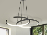 ΦΩΤΙΣΤΙΚΟ ΟΡΟΦΗΣ LED GORMLEY MEGAPAP ΜΕΤΑΛΛΙΚΟ ΧΡΩΜΑ ΜΑΥΡΟ 66X39X44ΕΚ.