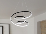 ΦΩΤΙΣΤΙΚΟ ΟΡΟΦΗΣ LED CORA MEGAPAP ΜΕΤΑΛΛΙΚΟ ΧΡΩΜΑ ΜΑΥΡΟ Φ50X70ΕΚ.