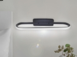 ΑΠΛΙΚΑ ΤΟΙΧΟΥ LED MOKI MEGAPAP ΜΕΤΑΛΛΙΚΗ ΧΡΩΜΑ ΜΑΥΡΟ 30X5X10ΕΚ.