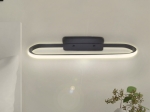 ΑΠΛΙΚΑ ΤΟΙΧΟΥ LED MOKI MEGAPAP ΜΕΤΑΛΛΙΚΗ ΧΡΩΜΑ ΜΑΥΡΟ 30X5X10ΕΚ.