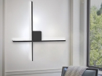 ΑΠΛΙΚΑ ΤΟΙΧΟΥ LED CUBO MEGAPAP ΜΕΤΑΛΛΙΚΗ ΧΡΩΜΑ ΜΑΥΡΟ 40X5X40ΕΚ.