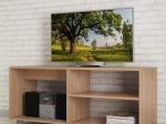 ΕΠΙΠΛΟ ΤΗΛΕΟΡΑΣΗΣ SABRINA MEGAPAP ΑΠΟ ΜΕΛΑΜΙΝΗ ΧΡΩΜΑ URBAN OAK 120X40X47ΕΚ.