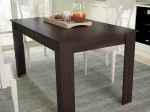 ΤΡΑΠΕΖΙ TITO MEGAPAP ΜΕΛΑΜΙΝΗΣ ΧΡΩΜΑ WENGE 138X80X74ΕΚ.