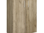 ΠΑΠΟΥΤΣΟΘΗΚΗ ΜΕΛΑΜΙΝΗΣ VICO MEGAPAP ΧΡΩΜΑ ΓΚΡΙ OAK 60X33X81ΕΚ.