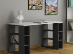ΓΡΑΦΕΙΟ ΕΡΓΑΣΙΑΣ COLMAR MEGAPAP ΧΡΩΜΑ ΑΝΘΡΑΚΙ - ΛΕΥΚΟ 140X60X75ΕΚ