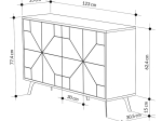 ΜΠΟΥΦΕΣ DUNE MEGAPAP ΧΡΩΜΑ ΜΑΥΡΟ ΕΦΕ ΜΑΡΜΑΡΟΥ 123X35X77,4ΕΚ.