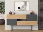 ΜΠΟΥΦΕΣ EROS MEGAPAP ΦΥΣΙΚΟ ΟΞΙΑΣ - ΑΝΘΡΑΚΙ 145X40X82ΕΚ.