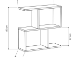 ΒΟΗΘΗΤΙΚΟ ΤΡΑΠΕΖΑΚΙ HOMEMANIA MEGAPAP ΧΡΩΜΑ ΑΝΘΡΑΚΙ 60X20X60ΕΚ.