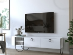 ΕΠΙΠΛΟ ΤΗΛΕΟΡΑΣΗΣ NORFOLK MEGAPAP ΧΡΩΜΑ ΛΕΥΚΟ 151X35X43ΕΚ.