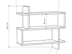 ΡΑΦΙΕΡΑ ΤΟΙΧΟΥ PARALEL MEGAPAP ΧΡΩΜΑ ΦΥΣΙΚΟ ΟΞΙΑΣ 70X22X65ΕΚ.