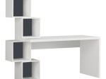 ΓΡΑΦΕΙΟ ΕΡΓΑΣΙΑΣ BALANCE MEGAPAP ΧΡΩΜΑ ΛΕΥΚΟ 153,5X60X140ΕΚ