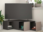 ΕΠΙΠΛΟ ΤΗΛΕΟΡΑΣΗΣ ΓΩΝΙΑΚΟ COMPACT MEGAPAP ΧΡΩΜΑ ΑΝΘΡΑΚΙ - ΑΝΟΙΧΤΗ ΜΟΚΑ 94,2X90,6X31,4ΕΚ.
