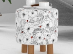 ΣΚΑΜΠΩ CONO-19 MEGAPAP ΥΦΑΣΜΑΤΙΝΟ ΧΡΩΜΑ ΛΕΥΚΟ - ΜΑΥΡΟ 40X40X41ΕΚ.