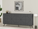ΜΠΟΥΦΕΣ DUNE MEGAPAP ΧΡΩΜΑ ΑΝΘΡΑΚΙ 184X35X77,4ΕΚ.