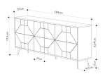 ΜΠΟΥΦΕΣ DUNE MEGAPAP ΧΡΩΜΑ ΦΥΣΙΚΟ ΟΞΙΑΣ 184X35X77,4ΕΚ.