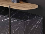 ΜΠΟΥΦΕΣ HANLEY MEGAPAP ΧΡΩΜΑ ΜΑΥΡΟ ΕΦΕ ΜΑΡΜΑΡΟΥ 150X38X86,2ΕΚ.