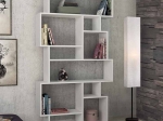 ΒΙΒΛΙΟΘΗΚΗ KARMATO MEGAPAP ΧΡΩΜΑ ΛΕΥΚΟ 96X25,5X168,5ΕΚ.