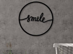 ΔΙΑΚΟΣΜΗΤΙΚΟ ΤΟΙΧΟΥ SMILE MEGAPAP ΜΕΤΑΛΛΙΚΟ ΧΡΩΜΑ ΜΑΥΡΟ 45X2X45ΕΚ.