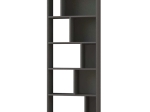 ΒΙΒΛΙΟΘΗΚΗ ΜΕΛΑΜΙΝΗΣ ONDA MEGAPAP ΧΡΩΜΑ ΑΝΘΡΑΚΙ 65X25X166ΕΚ.
