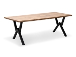 ΤΡΑΠΕΖΙ WALTER MEGAPAP MDF - ΜΕΤΑΛΛΙΚΟ ΧΡΩΜΑ ΑΚΑΚΙΑΣ 200X100X75ΕΚ.