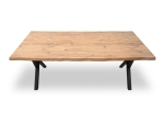 ΤΡΑΠΕΖΙ WALTER MEGAPAP MDF - ΜΕΤΑΛΛΙΚΟ ΧΡΩΜΑ ΑΚΑΚΙΑΣ 200X100X75ΕΚ.