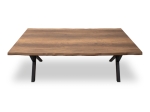 ΤΡΑΠΕΖΙ WALTER MEGAPAP MDF - ΜΕΤΑΛΛΙΚΟ ΧΡΩΜΑ ΚΑΡΥΔΙ 200X100X75ΕΚ.