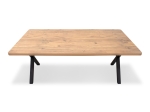 ΤΡΑΠΕΖΙ JEREMY MEGAPAP MDF - ΜΕΤΑΛΛΙΚΟ ΧΡΩΜΑ ΑΚΑΚΙΑΣ 200X100X75ΕΚ.