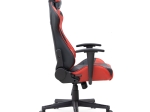 ΚΑΡΕΚΛΑ ΓΡΑΦΕΙΟΥ GAMING ALONSO MEGAPAP ΑΠΟ ΤΕΧΝΟΔΕΡΜΑ ΧΡΩΜΑ ΚΟΚΚΙΝΟ - ΜΑΥΡΟ 67X70X125/135 ΕΚ.