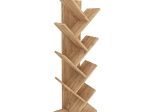 ΒΙΒΛΙΟΘΗΚΗ ΜΕΛΑΜΙΝΗΣ MILTON MEGAPAP ΧΡΩΜΑ PINE OAK 44X22X121ΕΚ.