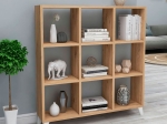 ΒΙΒΛΙΟΘΗΚΗ ΜΕΛΑΜΙΝΗΣ SAUL MEGAPAP ΧΡΩΜΑ PINE OAK 88,2X20X88,2ΕΚ.