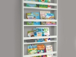 ΕΠΙΤΟΙΧΙΑ ΒΙΒΛΙΟΘΗΚΗ - ΡΑΦΙΕΡΑ MONTESSORI MEGAPAP ΑΠΟ ΜΕΛΑΜΙΝΗ ΧΡΩΜΑ ΛΕΥΚΟ 74X10X120ΕΚ.