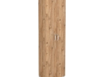 ΝΤΟΥΛΑΠΑ - ΠΑΠΟΥΤΣΟΘΗΚΗ ΜΕΛΑΜΙΝΗΣ LILLY MEGAPAP ΧΡΩΜΑ PINE OAK 49X32X178ΕΚ.