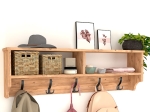 ΚΡΕΜΑΣΤΡΑ ΤΟΙΧΟΥ OTTILA MEGAPAP ΑΠΟ ΜΕΛΑΜΙΝΗ ΧΡΩΜΑ PINE OAK 120X22X37ΕΚ.