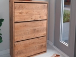 ΠΑΠΟΥΤΣΟΘΗΚΗ ΜΕΛΑΜΙΝΗΣ NAVE MEGAPAP 18 ΖΕΥΓΩΝ ΧΡΩΜΑ PINE OAK 73,6X24X110ΕΚ.