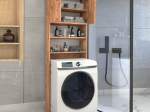 ΕΠΙΠΛΟ ΠΛΥΝΤΗΡΙΟΥ RAMSEY MEGAPAP ΑΠΟ ΜΕΛΑΜΙΝΗ ΧΡΩΜΑ PINE OAK 65X27X190,6ΕΚ.