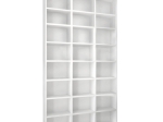 ΒΙΒΛΙΟΘΗΚΗ ΜΕΛΑΜΙΝΗΣ FYODOR MEGAPAP ΧΡΩΜΑ ΛΕΥΚΟ 102X16X178ΕΚ.