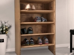 ΠΑΠΟΥΤΣΟΘΗΚΗ ΜΕΛΑΜΙΝΗΣ KRIEGER MEGAPAP 12 ΖΕΥΓΩΝ ΧΡΩΜΑ PINE OAK 62X29X100ΕΚ.