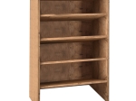 ΠΑΠΟΥΤΣΟΘΗΚΗ ΜΕΛΑΜΙΝΗΣ KRIEGER MEGAPAP 12 ΖΕΥΓΩΝ ΧΡΩΜΑ PINE OAK 62X29X100ΕΚ.
