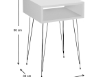 ΚΟΜΟΔΙΝΟ ΜΕΛΑΜΙΝΗΣ SCOTT MEGAPAP ΧΡΩΜΑ ΛΕΥΚΟ 40X30X60ΕΚ.