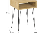 ΚΟΜΟΔΙΝΟ ΜΕΛΑΜΙΝΗΣ SCOTT MEGAPAP ΧΡΩΜΑ SAPPHIRE OAK 40X30X60ΕΚ.
