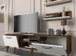 ΕΠΙΠΛΟ ΤΗΛΕΟΡΑΣΗΣ COLIN MEGAPAP ΧΡΩΜΑ ΛΕΥΚΟ - ΚΑΡΥΔΙ 150X30X40,6ΕΚ.
