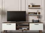 ΕΠΙΠΛΟ ΤΗΛΕΟΡΑΣΗΣ COLIN MEGAPAP ΧΡΩΜΑ ΛΕΥΚΟ - ΚΑΡΥΔΙ 150X30X40,6ΕΚ.