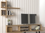 ΣΥΝΘΕΣΗ ΤΗΛΕΟΡΑΣΗΣ SALERNO MEGAPAP ΧΡΩΜΑ SAPPHIRE OAK 180X35X51ΕΚ.