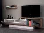 ΕΠΙΠΛΟ ΤΗΛΕΟΡΑΣΗΣ NOVARA MEGAPAP ΧΡΩΜΑ ΛΕΥΚΟ - ΚΑΡΥΔΙ 180X29,6X45ΕΚ.