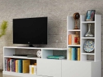 ΣΥΝΘΕΣΗ ΤΗΛΕΟΡΑΣΗΣ PESARO MEGAPAP ΧΡΩΜΑ ΛΕΥΚΟ 165X25X91,3ΕΚ.
