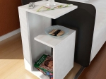 ΤΡΑΠΕΖΑΚΙ ΒΟΗΘΗΤΙΚΟ ROSANA MEGAPAP ΧΡΩΜΑ ΛΕΥΚΟ 35X29,5X60ΕΚ.